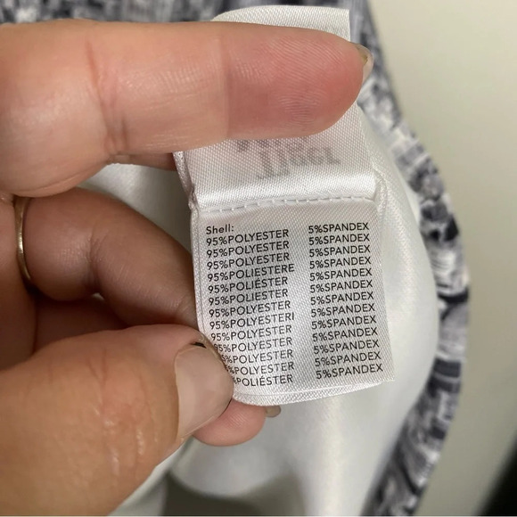 Tiger Mist Black White Building Skyline Keeli Bodycon Lace Back Dress Size XS - Picture 11 of 12